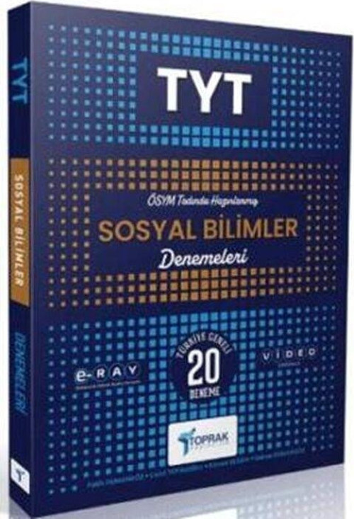 Toprak Yayıncılık TYT Sosyal Bilgiler 20 li Deneme Kitabı