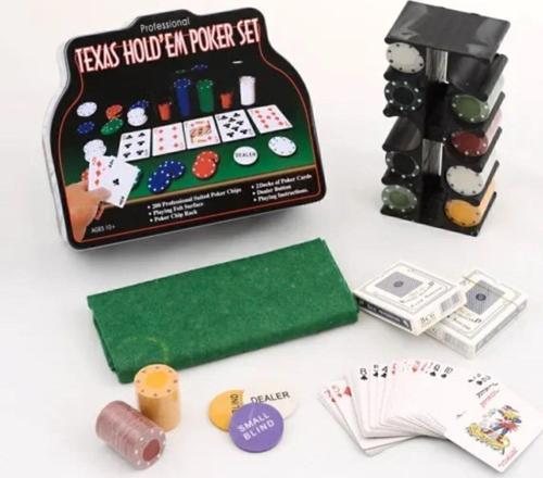 200 Chip Texas Hold'em Poker Set