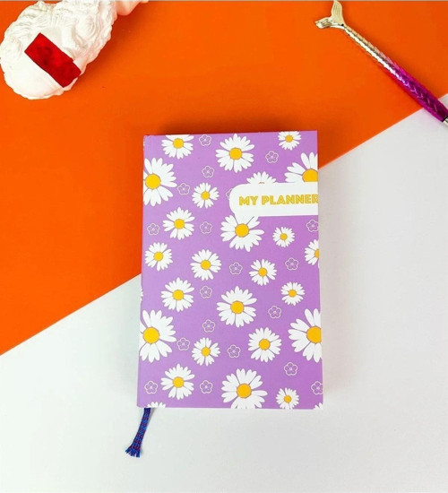 Mor Papatya My Planner Tasarımlı Konuşan Ajanda