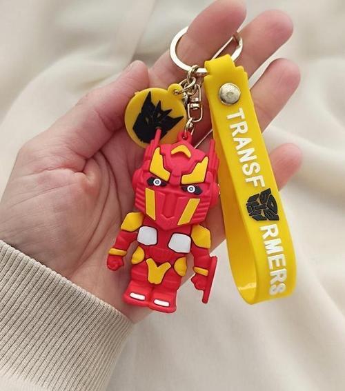 Anahtarlık Transformers İron Man Karakter Fiğür Araba Çanta Süsü Aksesuarları
