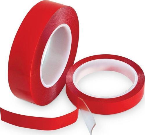 2520 Şeffaf Çift Taraflı Silikonize Bant 18 mm 2 Metre