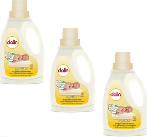 Sensitive Doğal Sabun Bazlı Parfümsüz Hipoalerjenik Çamaşır Deterjanı 20 Yıkama 3 x 1500 ML
