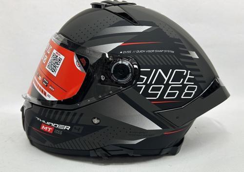 Thunder 4sv Luminence D1 Şefaf Vizörlü Kask Mat Renk - İç Güneş Vizörlü