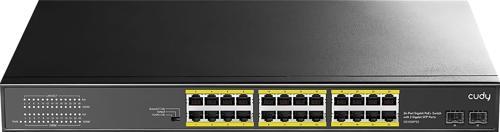 GS1028PS2 2 Port SFP, VLAN, CCTV, 24 Port Gigabit 300W PoE+ Metal Switch