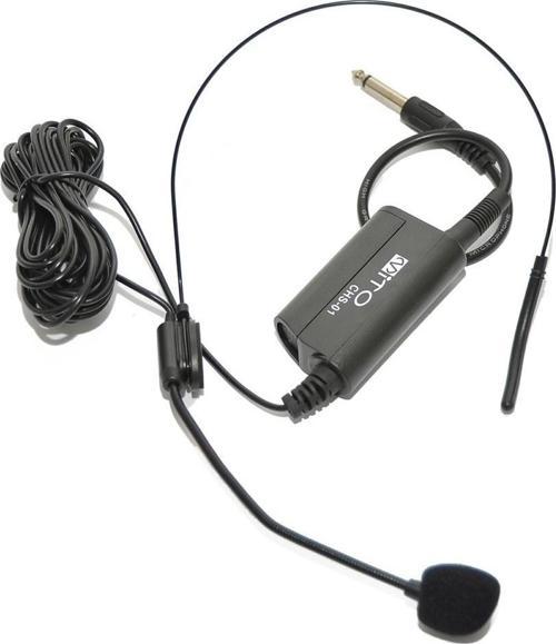 CHS-01 KABLOLU  DÜŞÜK GÜRÜLTÜ  HEADSET KAFA MİKROFONU 500Ω