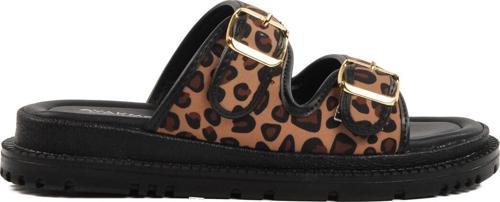 Leopar Desenli Tekstil Kadın Terlik 238051 Z