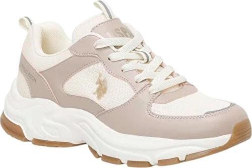 U.S Polo Assn Sorley 5FX Pudra Kadın Sneaker