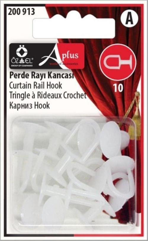 Perde Rayı Kancası 10 Adet 200 913