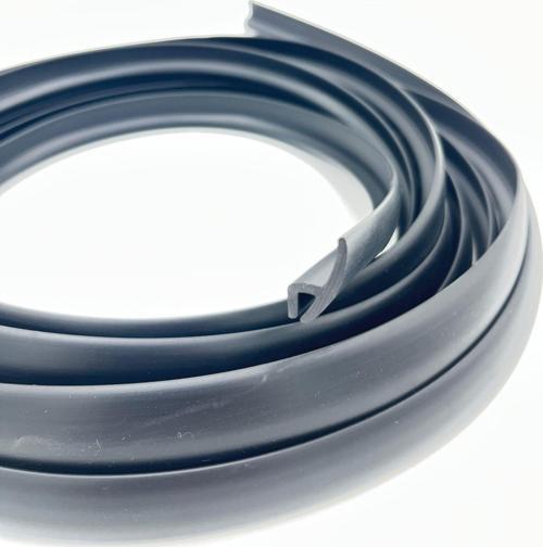 Geçmeli Alüminyum Fitili "h" Fitil 21mm Genişlik 5 metre Uzunluk Siyah Renk