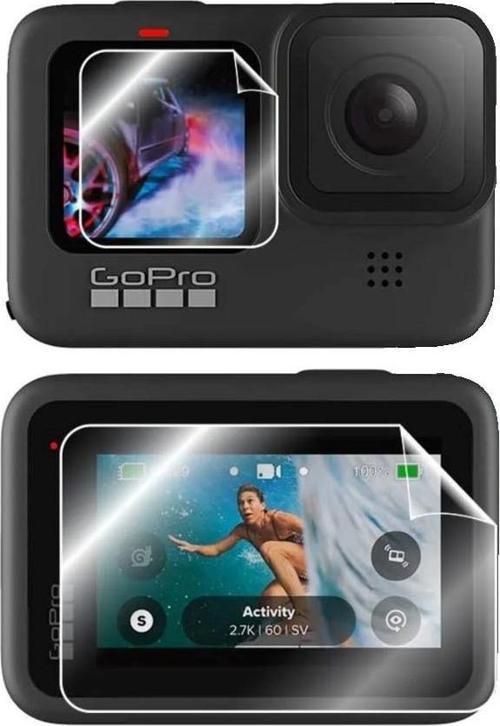 GoPro Hero 13 Black Uyumlu 3'er Adet Ekran Koruyucu  Nano Jelatin Koruma 