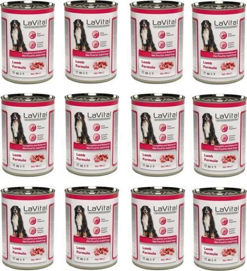 Kuzu Etli Yetişkin Köpek Konservesi 400 Gr. X 12 Adet