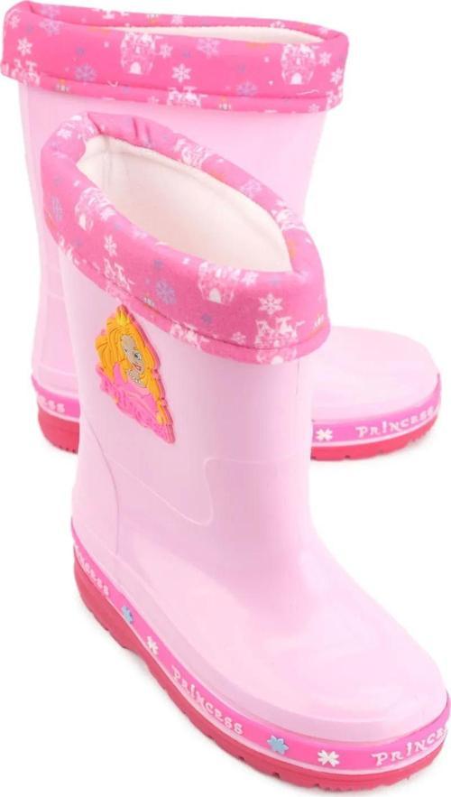 Kışlık Kız Çocuk Su Geçirmez içi Sıcak Astarlı Şeffaf Yağmur Çizme