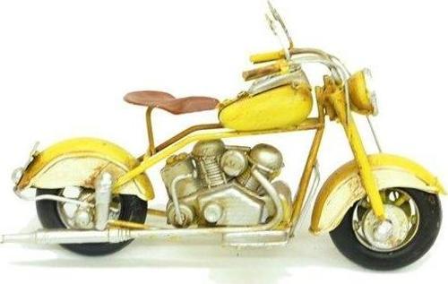 Metal Motosiklet 1710D-065 Sarı