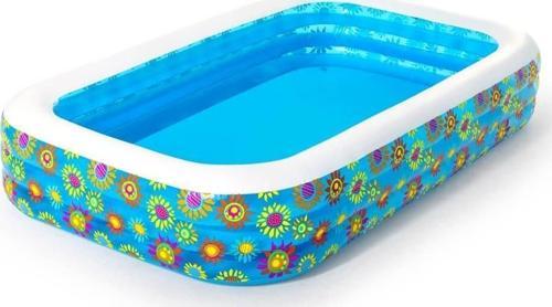 Funky Floral Şişme Aile Havuzu Jumbo Boy ( Okyanus Desenli )