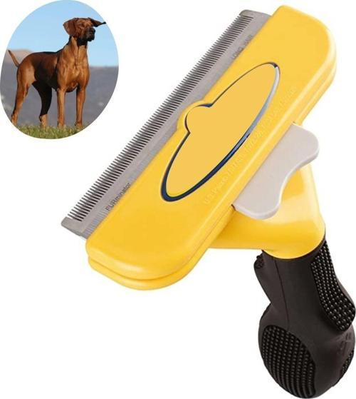 Kedi ve Köpekler İçin Kısa Tüylü Köpek Tarağı Tüy Toplayıcı Tarak Large-Findit