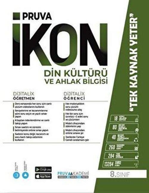 8. Sınıf İkon Din Kültürü ve Ahlak Bilgisi Konu Anlatım Kitabı