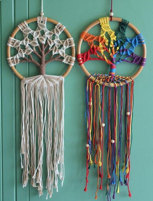 Rüya Kapanı Düş Kapanı Dream Catcher Hayat Ağacı  Roshıta-102