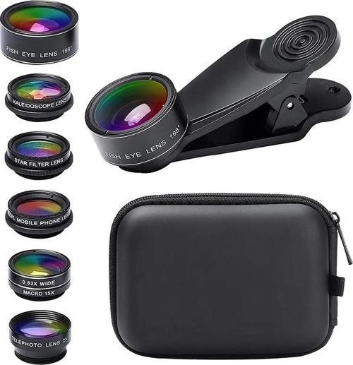 Ayt Powermaster PM-25951 Telefon Kamera 6 lı Lens Kiti Cep Telefonu Kamera Lensi