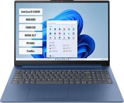 IdeaPad Slim 3 15IRH10 83K10062TR-04 Intel Core i5-13420H 16GB DDR5 256GB SSD WUXGA 15.3" IPS 60Hz FreeDos Taşına
