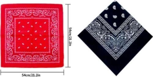 - 2 Adet Otantik Desenli Bandana