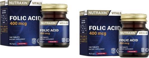 Folic Acid 100 Tablet x 2 Adet