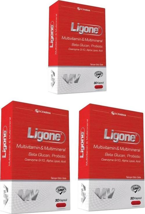 Ligone Multivitamin 30 Kapsül x 3 Adet