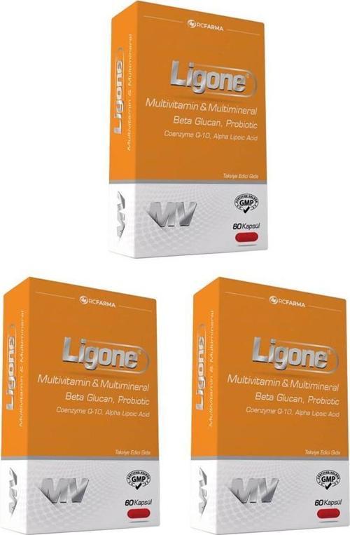 Ligone Multivitamin 60 Kapsül x 3 Adet