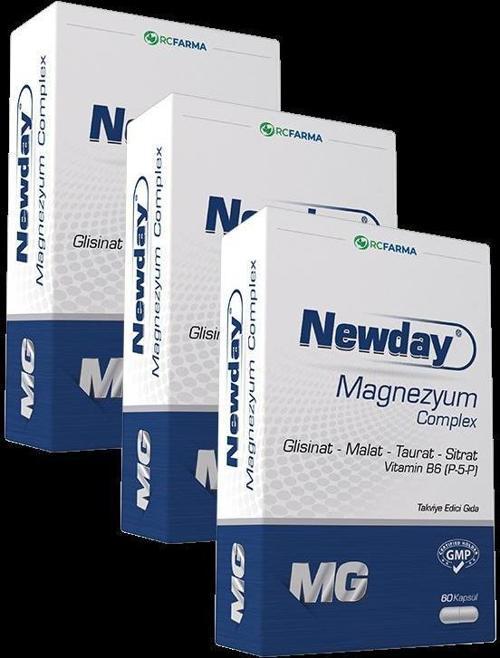 Newday Magnezyum Complex 60 Kapsül x3