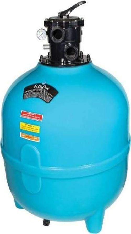 Gemaş FILTRONE Plastik Havuz Kum Filtresi Üstten Çok Yollu Vanalı 615 mm 15 m3/h -ToptancıyızBiz