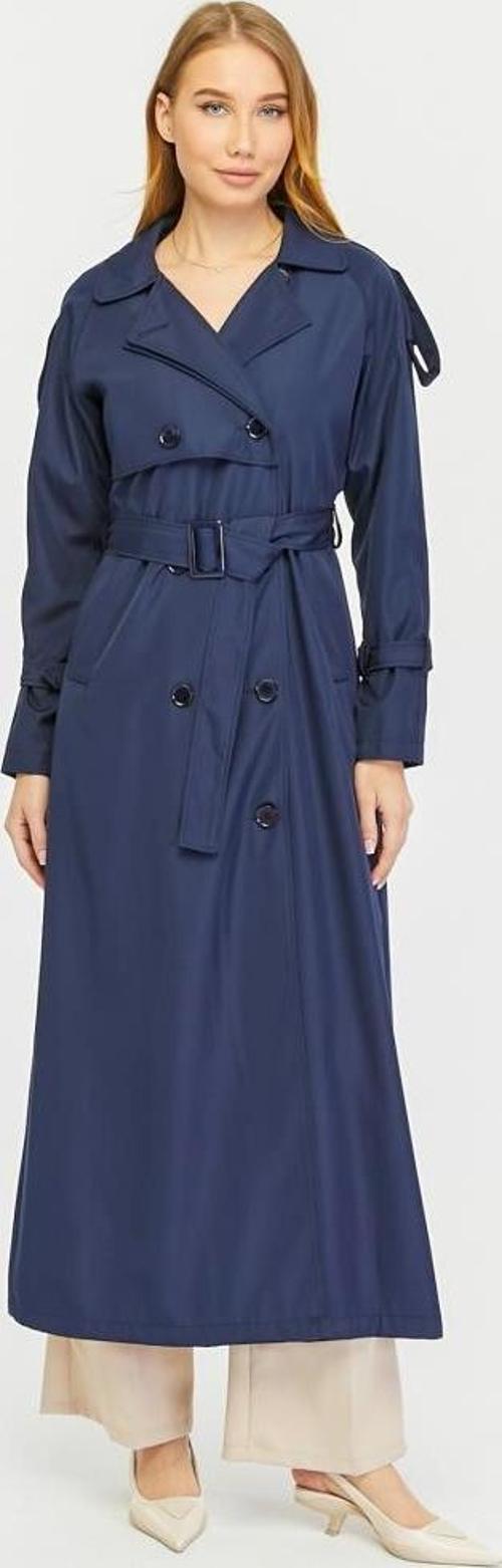 Reglan Kol Mevsimlik Astarlı Tam Boy Kadın Trençkot, Kap