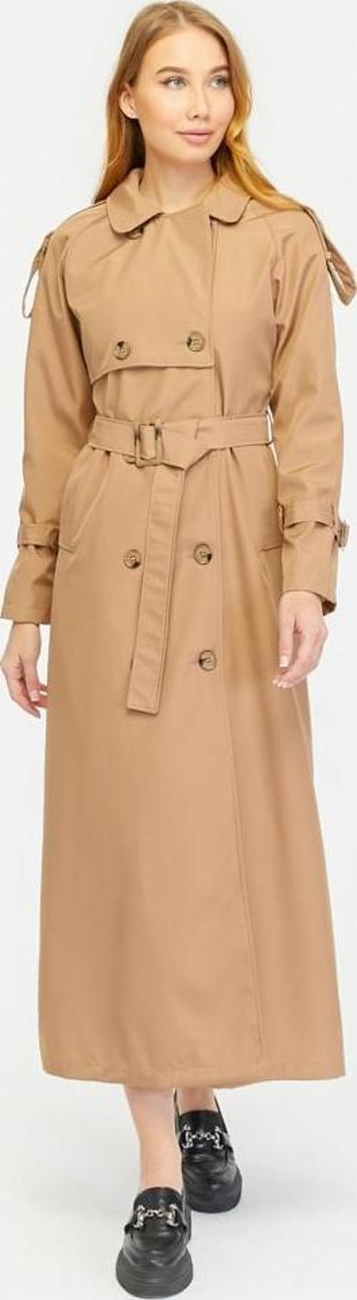 Reglan Kol Mevsimlik Astarlı Tam Boy Kadın Trençkot, Kap