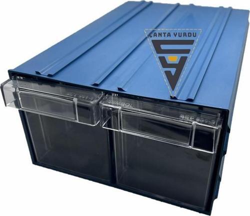 Sembol 501 Plastik Çift Çekmeceli Kutu 302X210x124mm 10 Adet