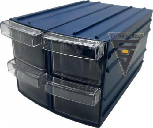 Sembol 114 Plastik Çift Çekmeceli Kutu 155X95x55mm 24 Adet