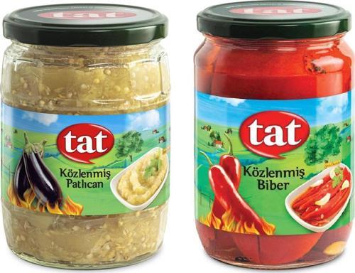 Közlenmiş Biber 720 cc Cam + Közlenmiş Patlıcan 520 gr Cam