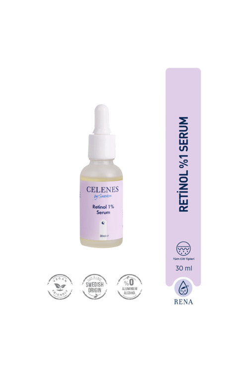 Kırışıklık Karşıtı Rena Retinol Cilt Yenileyici Bakım Serumu 30 ml
