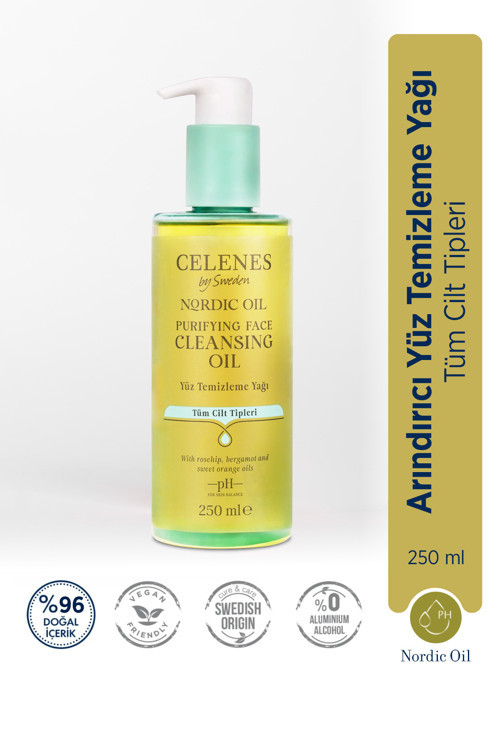 Nordic Oil Arındırıcı Yüz Temizleme Yağı Tüm Cilt Tipleri