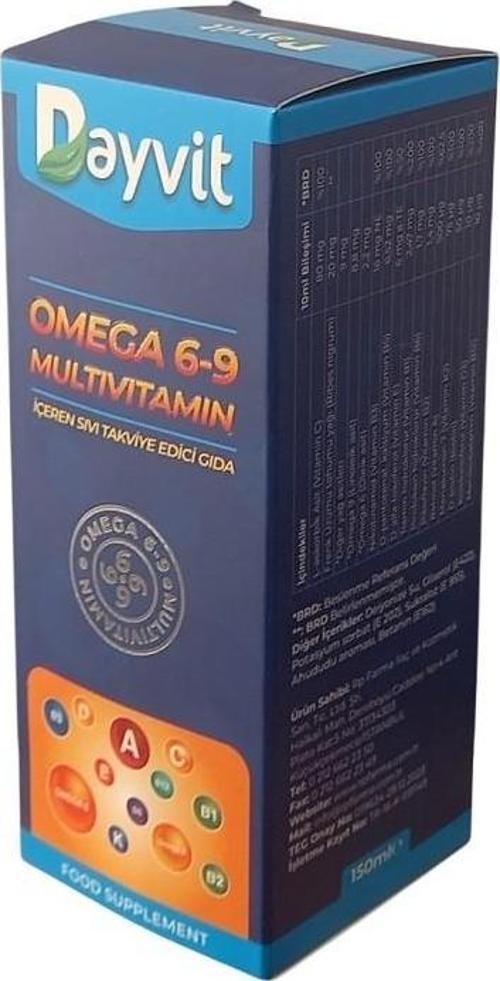 Omega 6-9 Kids Multivitamin Şurup 150ml