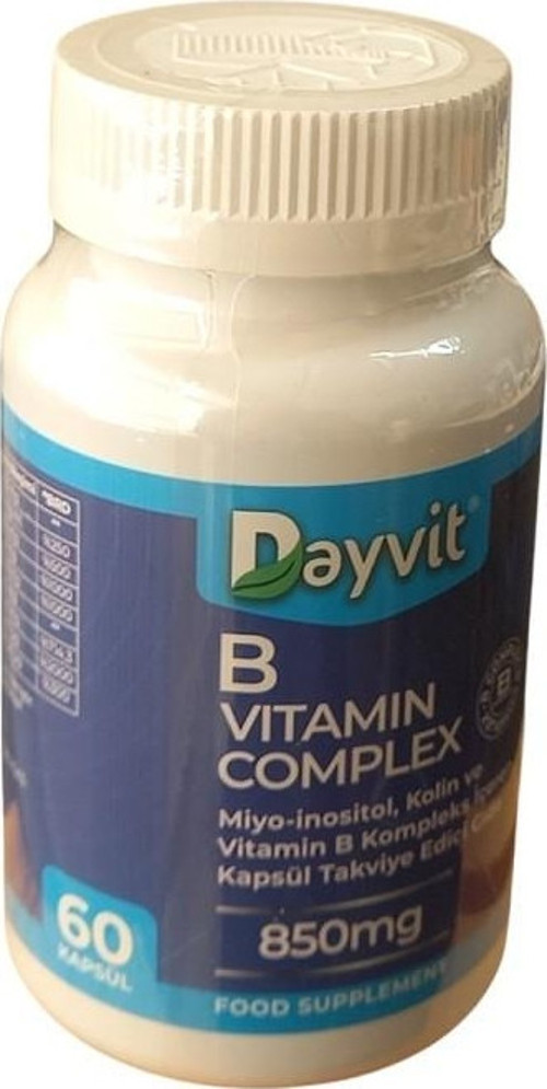 Vitamin B Complex 850mg 60 Kapsül