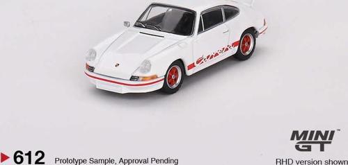 612 Porsche 911 Carrera RS 2.7 Grand Prix White with Red Livery