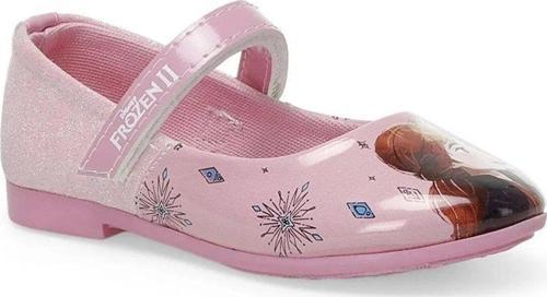 Kız Çocuk Pembe Simli Prensesler Babet Ayakkabı