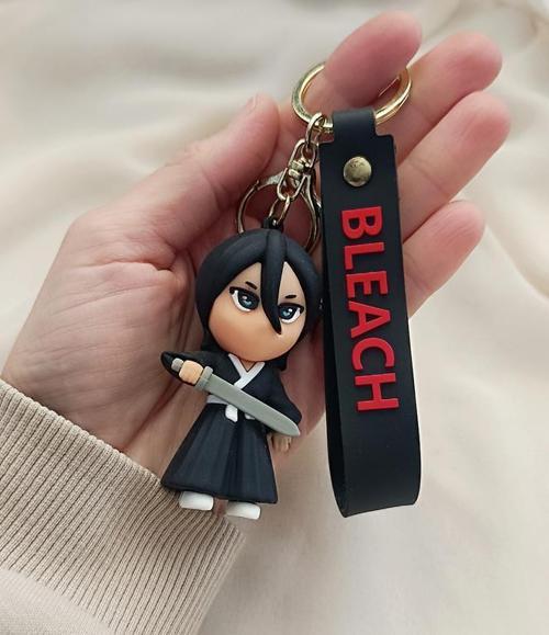 Anime Bleach Karakterleri Silikon Anahtarlık Araba Çanta Süsü Aksesuarı  