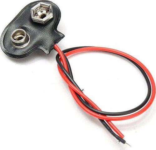 9 Volt Pil Başlığı - Arduino PCB Elektronik Devre Raspberry PIC 9V Pil Bağlantı Kablosu