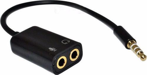 Mikrofon Kulaklık Birleştirici Adaptör Kablo