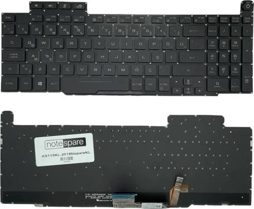 Asus ROG Zephyrus M GM501, M GM501G Uyumlu Notebook Klavye Işıklı Siyah TR