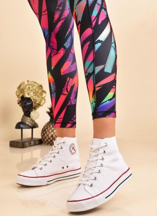 Günlük Rahat Bilekli Keten Kadın Sneaker Spor Ayakkabı