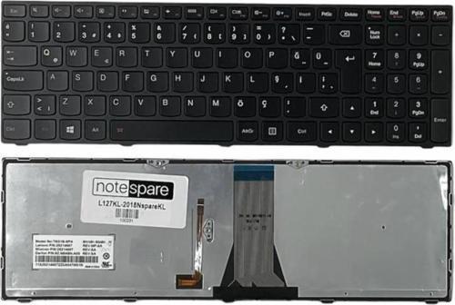 Lenovo G7070 80HW00CFTX, G7070 80HW00CGTX Uyumlu Notebook Klavye Işıklı Siyah TR