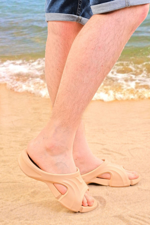 Erkek Günlük Kaymaz Taban Hafif Eva Spor Terlik Plaj Deniz Havuz Terliği Blncga 1140