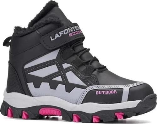 Kız Çocuk İçi Tüylü Suya Dayanıklı Outdoor Kışlık Bot