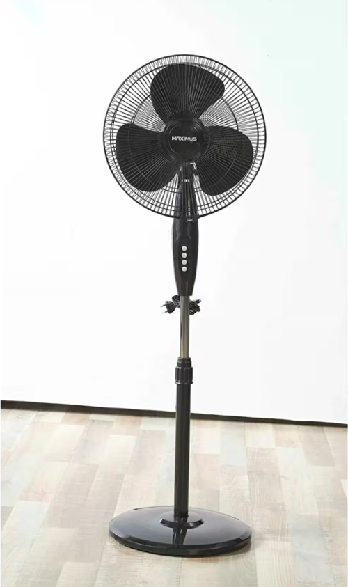 Minisan Maximus Merkür 16'' Ayaklı Vantilatör Siyah