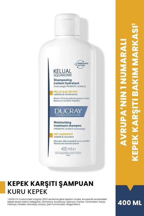 Kelual Squanorm Kuru Saçlar İçin  Kepek Karşıtı Şampuan 400 ml